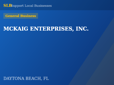MCKAIG ENTERPRISES, INC. — General Business in DAYTONA BEACH, FL