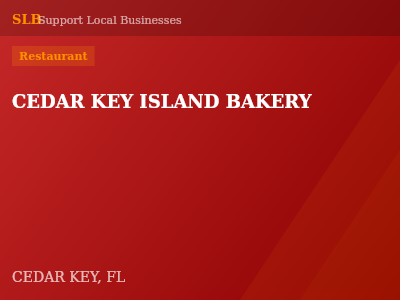 CEDAR KEY ISLAND BAKERY — Restaurant in CEDAR KEY, FL