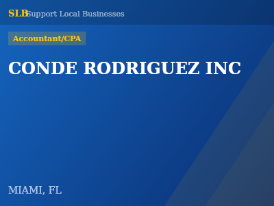 CONDE RODRIGUEZ INC — Accountant/CPA in MIAMI, FL