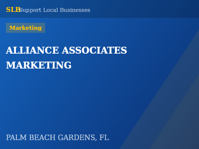 ALLIANCE ASSOCIATES MARKETING — Marketing in PALM BEACH GARDENS, FL