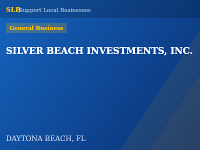 SILVER BEACH INVESTMENTS, INC. — General Business in DAYTONA BEACH, FL