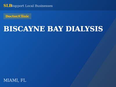 BISCAYNE BAY DIALYSIS — Doctor/Clinic in MIAMI, FL