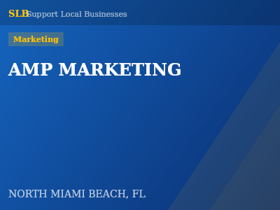 AMP MARKETING — Marketing in NORTH MIAMI BEACH, FL