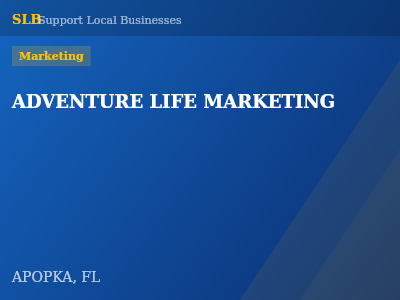 ADVENTURE LIFE MARKETING — Marketing in APOPKA, FL