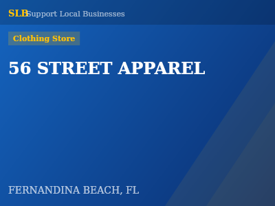 56 STREET APPAREL — Clothing Store in FERNANDINA BEACH, FL