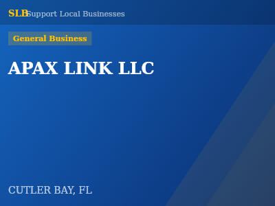 APAX LINK LLC — General Business in CUTLER BAY, FL