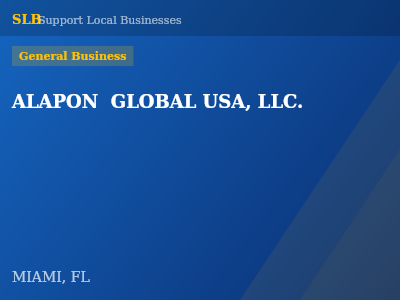 ALAPON  GLOBAL USA, LLC. — General Business in MIAMI, FL