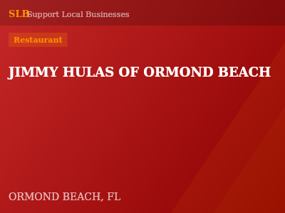JIMMY HULAS OF ORMOND BEACH — Restaurant in ORMOND BEACH, FL