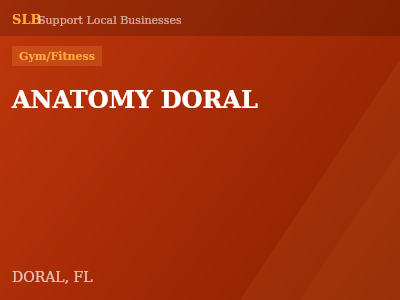 ANATOMY DORAL — Gym/Fitness in DORAL, FL