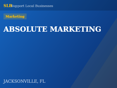 ABSOLUTE MARKETING — Marketing in JACKSONVILLE, FL