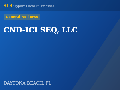CND-ICI SEQ, LLC — General Business in DAYTONA BEACH, FL