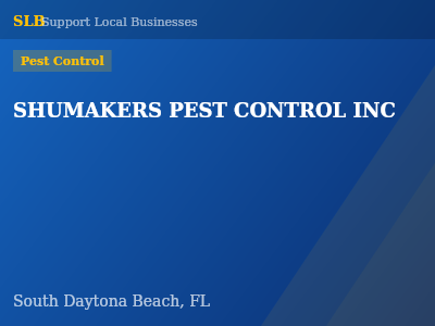 SHUMAKERS PEST CONTROL INC — Pest Control in South Daytona Beach, FL