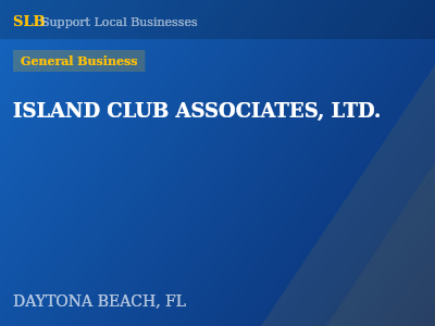 ISLAND CLUB ASSOCIATES, LTD. — General Business in DAYTONA BEACH, FL