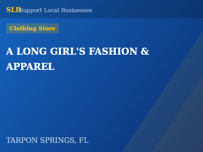 A LONG GIRL'S FASHION & APPAREL — Clothing Store in TARPON SPRINGS, FL