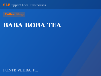 BABA BOBA TEA — Coffee Shop in PONTE VEDRA, FL