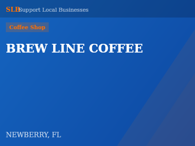 BREW LINE COFFEE — Coffee Shop in NEWBERRY, FL