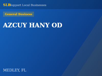 AZCUY HANY OD — General Business in MEDLEY, FL