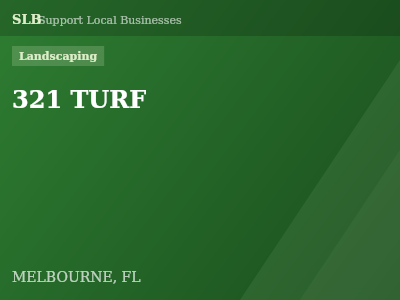 321 TURF — Landscaping in MELBOURNE, FL