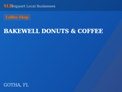 BAKEWELL DONUTS & COFFEE — Coffee Shop in GOTHA, FL