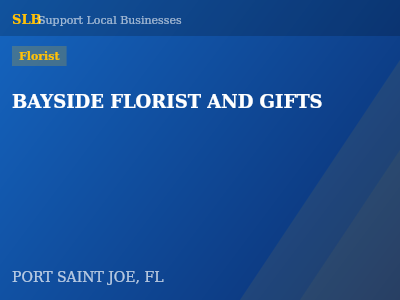 BAYSIDE FLORIST AND GIFTS — Florist in PORT SAINT JOE, FL