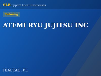 ATEMI RYU JUJITSU INC — Tutoring in HIALEAH, FL