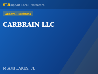 CARBRAIN LLC — General Business in MIAMI LAKES, FL