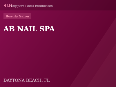 AB NAIL SPA — Beauty Salon in DAYTONA BEACH, FL