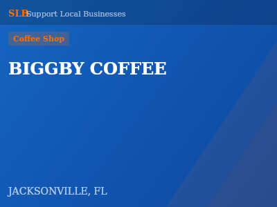 BIGGBY COFFEE — Coffee Shop in JACKSONVILLE, FL