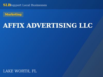 AFFIX ADVERTISING LLC — Marketing in LAKE WORTH, FL