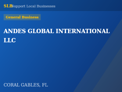 ANDES GLOBAL INTERNATIONAL LLC — General Business in CORAL GABLES, FL