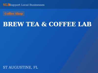 BREW TEA & COFFEE LAB — Coffee Shop in ST AUGUSTINE, FL