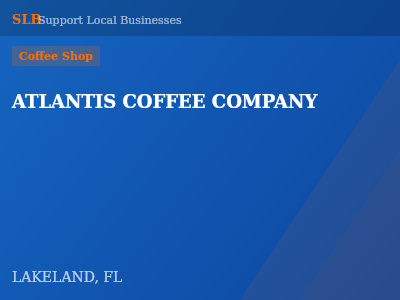 ATLANTIS COFFEE COMPANY — Coffee Shop in LAKELAND, FL