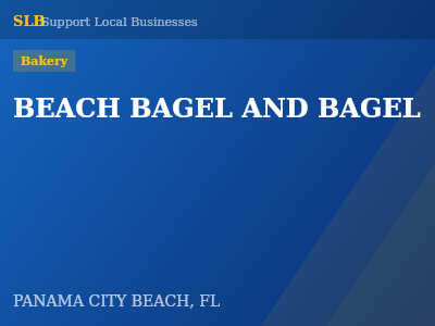BEACH BAGEL AND BAGEL — Bakery in PANAMA CITY BEACH, FL