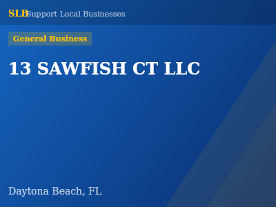 13 SAWFISH CT LLC — General Business in Daytona Beach, FL