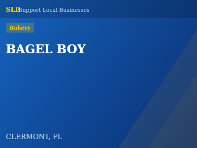 BAGEL BOY — Bakery in CLERMONT, FL