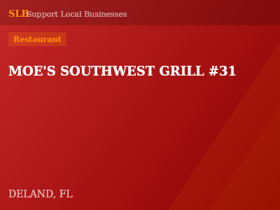 MOE'S SOUTHWEST GRILL #31 — Restaurant in DELAND, FL