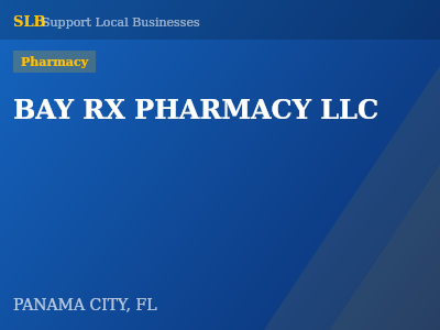 BAY RX PHARMACY LLC — Pharmacy in PANAMA CITY, FL