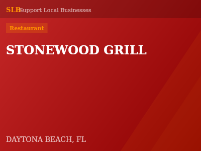 STONEWOOD GRILL — Restaurant in DAYTONA BEACH, FL