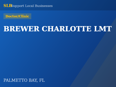 BREWER CHARLOTTE LMT — Doctor/Clinic in PALMETTO BAY, FL