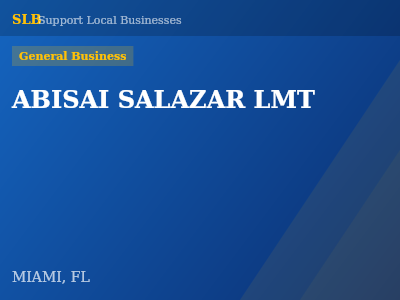 ABISAI SALAZAR LMT — General Business in MIAMI, FL
