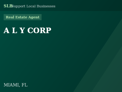 A L Y CORP — Real Estate Agent in MIAMI, FL