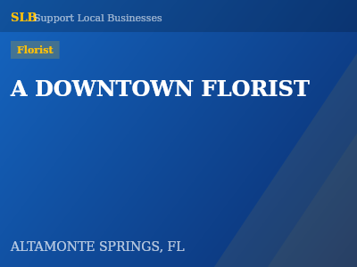 A DOWNTOWN FLORIST — Florist in ALTAMONTE SPRINGS, FL