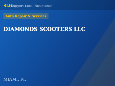 DIAMONDS SCOOTERS LLC — Auto Repair & Services in MIAMI, FL