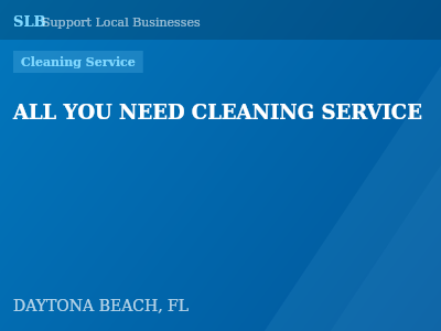 ALL YOU NEED CLEANING SERVICE — Cleaning Service in DAYTONA BEACH, FL