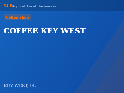 COFFEE KEY WEST — Coffee Shop in KEY WEST, FL