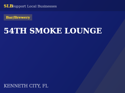 54TH SMOKE LOUNGE — Bar/Brewery in KENNETH CITY, FL