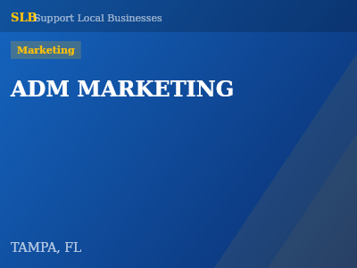 ADM MARKETING — Marketing in TAMPA, FL
