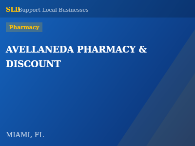 AVELLANEDA PHARMACY & DISCOUNT — Pharmacy in MIAMI, FL
