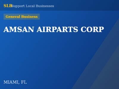 AMSAN AIRPARTS CORP — General Business in MIAMI, FL