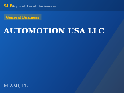 AUTOMOTION USA LLC — General Business in MIAMI, FL